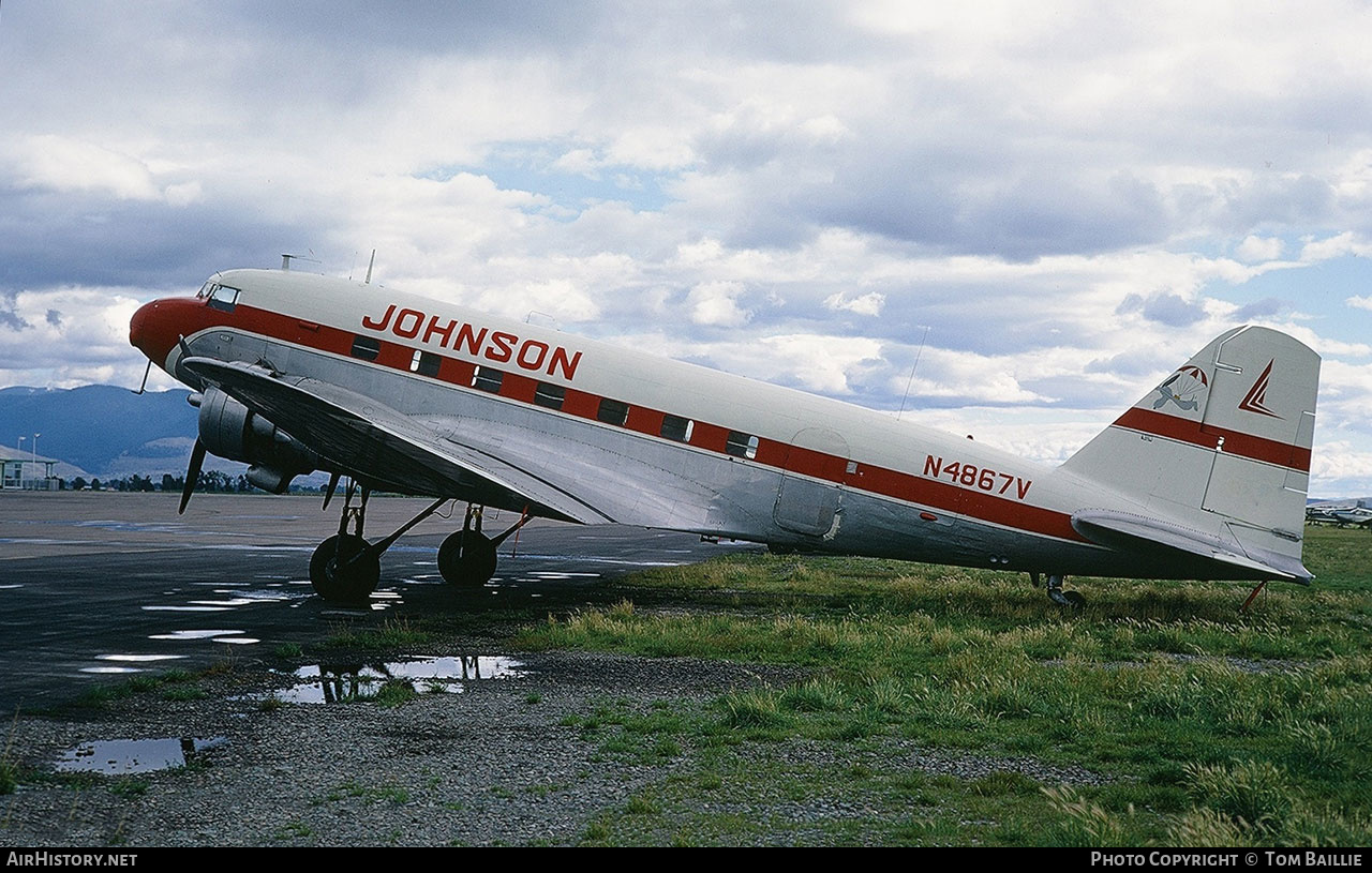 Aircraft Photo of N4867V | Douglas DC-2-118B | Johnson Flying Service | AirHistory.net #378513