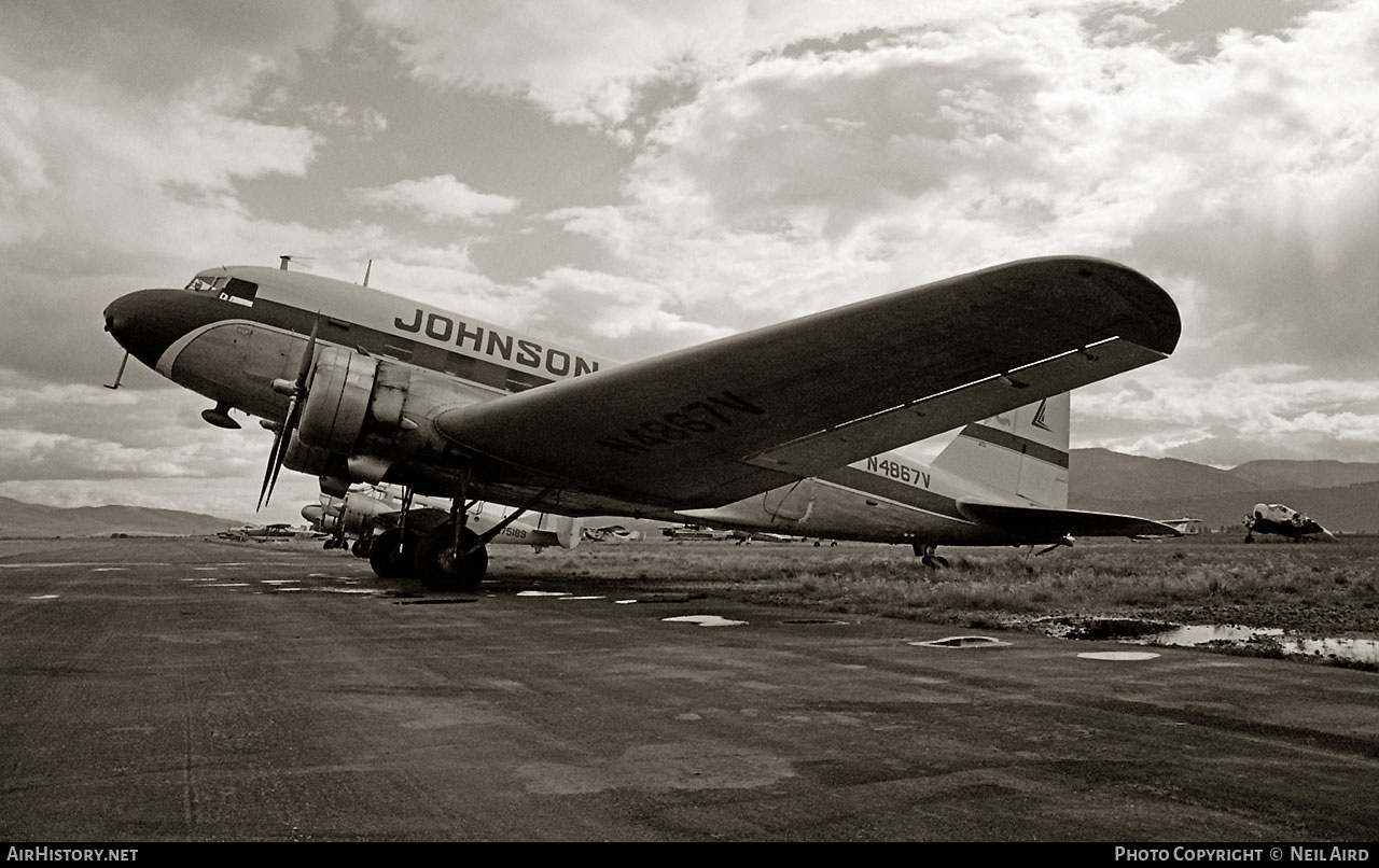Aircraft Photo of N4867V | Douglas DC-2-118B | Johnson Flying Service | AirHistory.net #378515