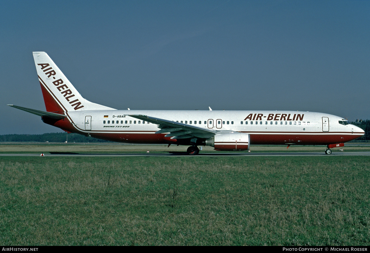 Aircraft Photo of D-ABAR | Boeing 737-86J | Air Berlin | AirHistory.net #378543