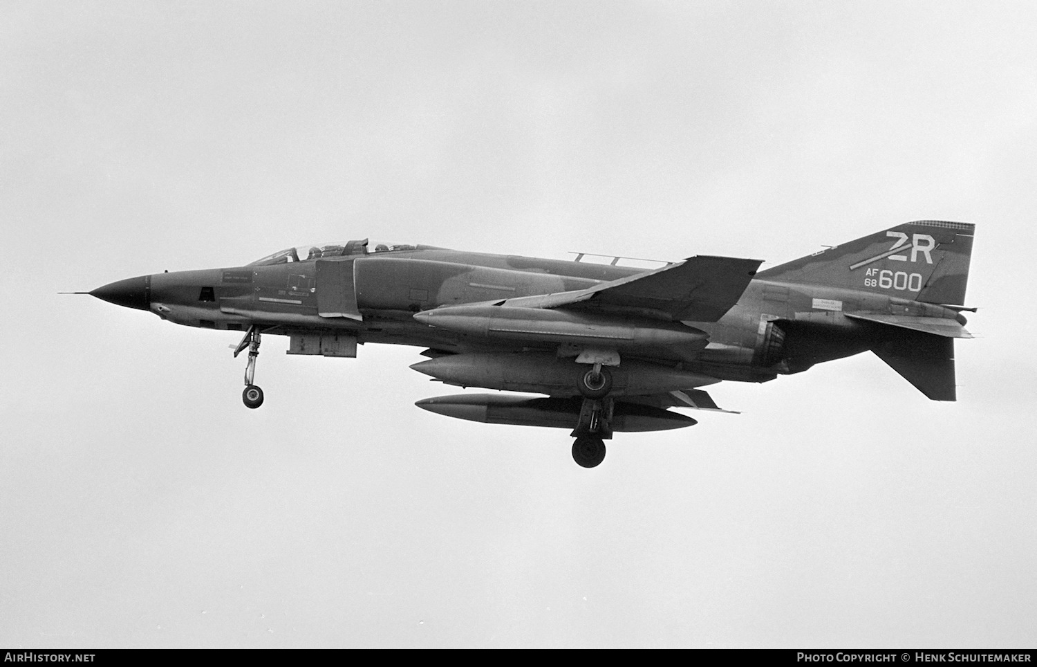 Aircraft Photo of 68-0600 / AF68-600 | McDonnell Douglas RF-4C Phantom II | USA - Air Force | AirHistory.net #378548