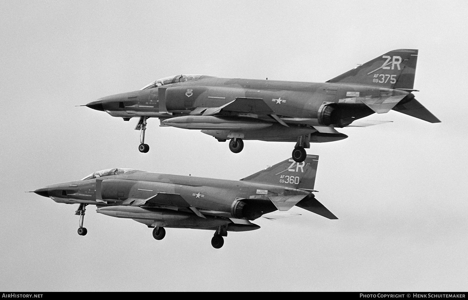 Aircraft Photo of 69-0375 / AF69-375 | McDonnell Douglas RF-4C Phantom II | USA - Air Force | AirHistory.net #378549