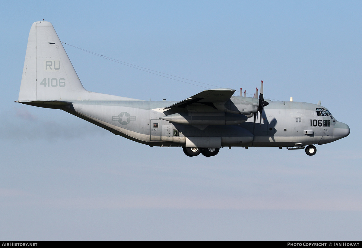 Aircraft Photo of 164106 / 4106 | Lockheed KC-130T Hercules (L-382) | USA - Navy | AirHistory.net #378554
