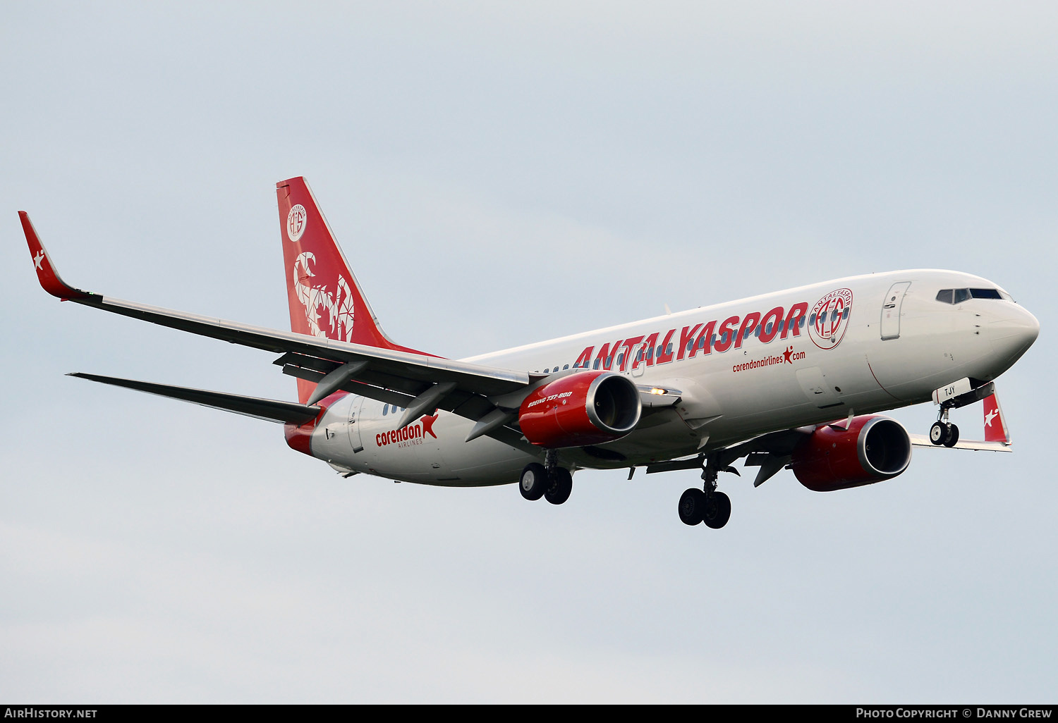 Aircraft Photo of TC-TJY | Boeing 737-8AS | Corendon Airlines | AirHistory.net #378565