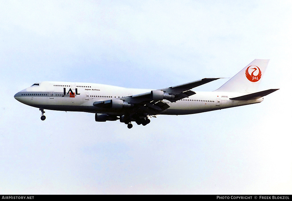 Aircraft Photo of JA8185 | Boeing 747-346 | Japan Airlines - JAL | AirHistory.net #378604