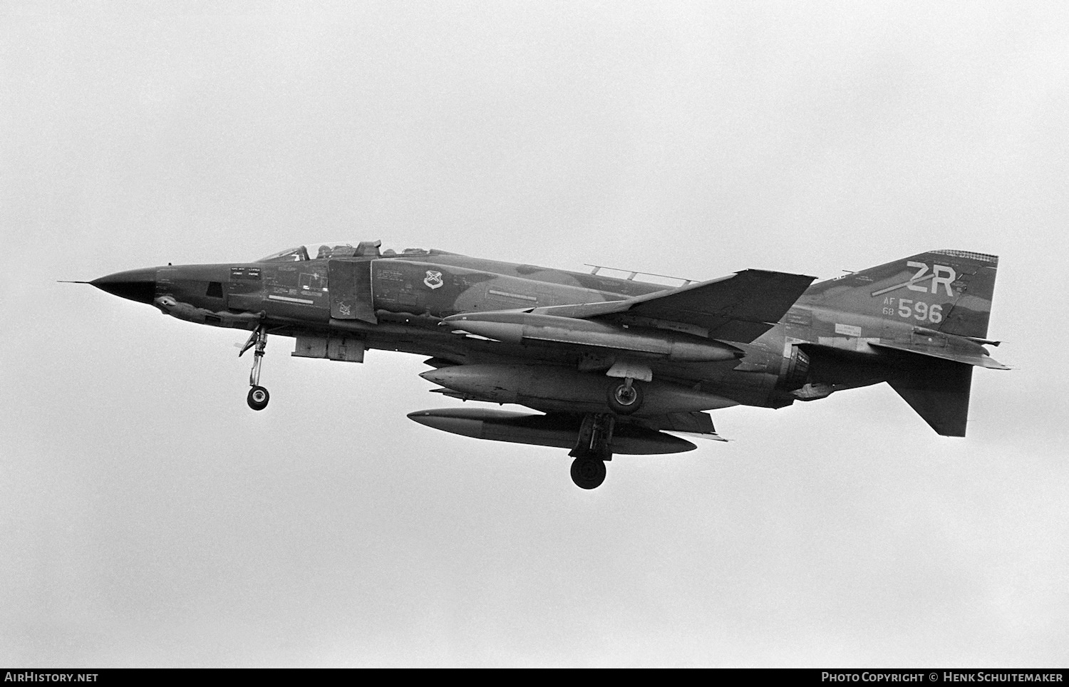Aircraft Photo of 68-0596 / AF68-596 | McDonnell Douglas RF-4C Phantom II | USA - Air Force | AirHistory.net #378607