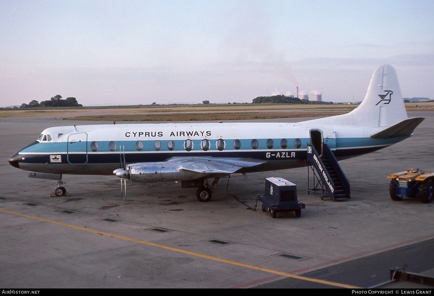 Aircraft Photo of G-AZLR | Vickers 813 Viscount | Cyprus Airways | AirHistory.net #378609