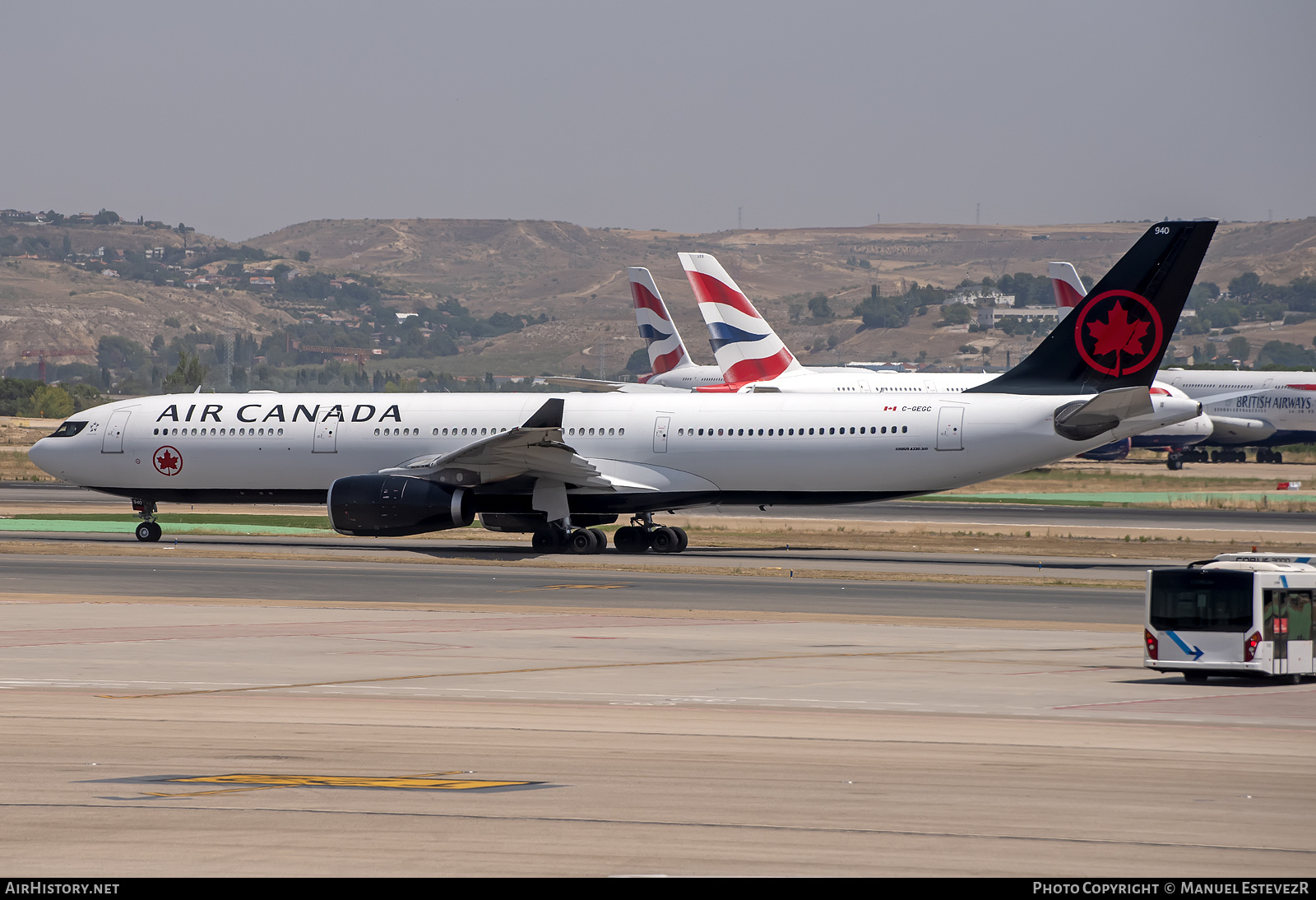 Aircraft Photo of C-GEGC | Airbus A330-343E | Air Canada | AirHistory.net #378634