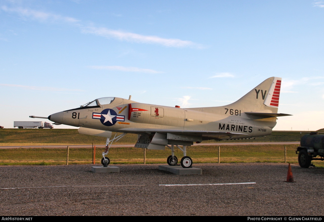 Aircraft Photo of 147681 | Douglas A-4C (A4D-2N) Skyhawk | USA - Marines | AirHistory.net #378638