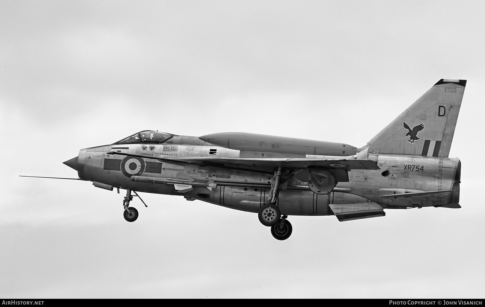 Aircraft Photo of XR754 | English Electric Lightning F6 | UK - Air Force | AirHistory.net #378644