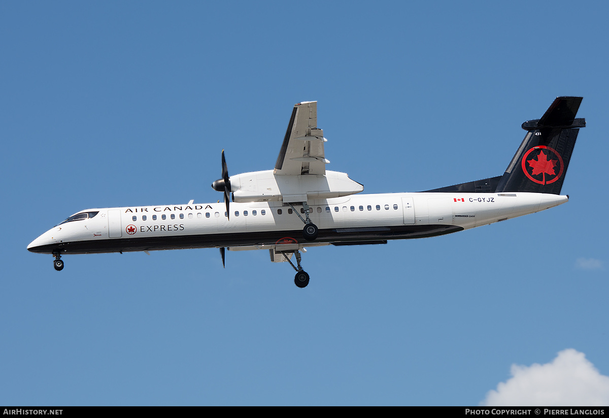 Aircraft Photo of C-GYJZ | Bombardier DHC-8-402 Dash 8 | Air Canada Express | AirHistory.net #378647