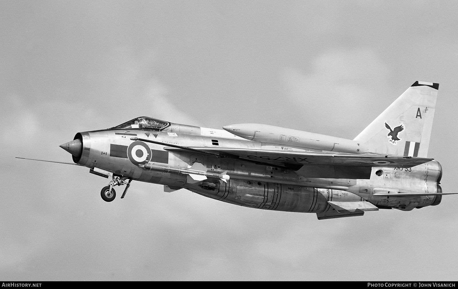 Aircraft Photo of XR753 | English Electric Lightning F6 | UK - Air Force | AirHistory.net #378658