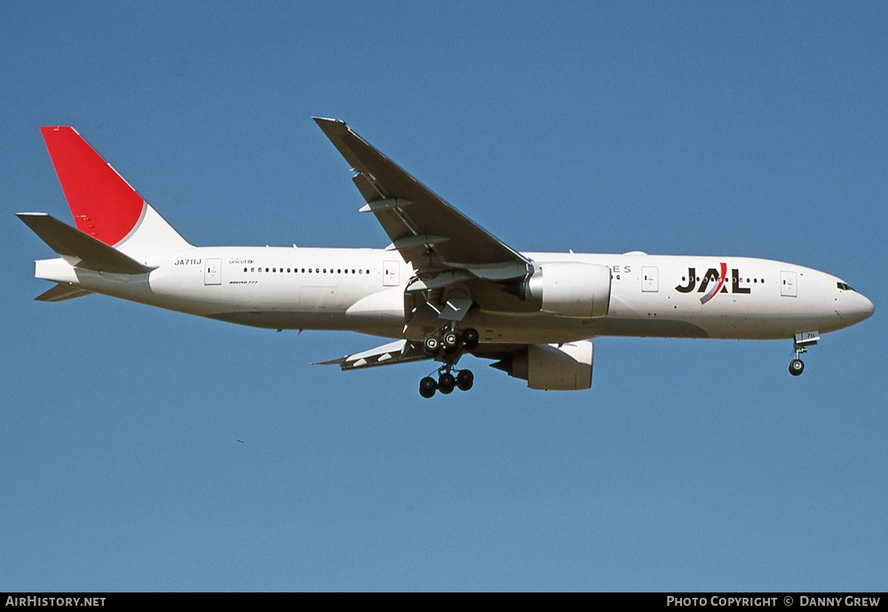 Aircraft Photo of JA711J | Boeing 777-246/ER | Japan Airlines - JAL | AirHistory.net #378717