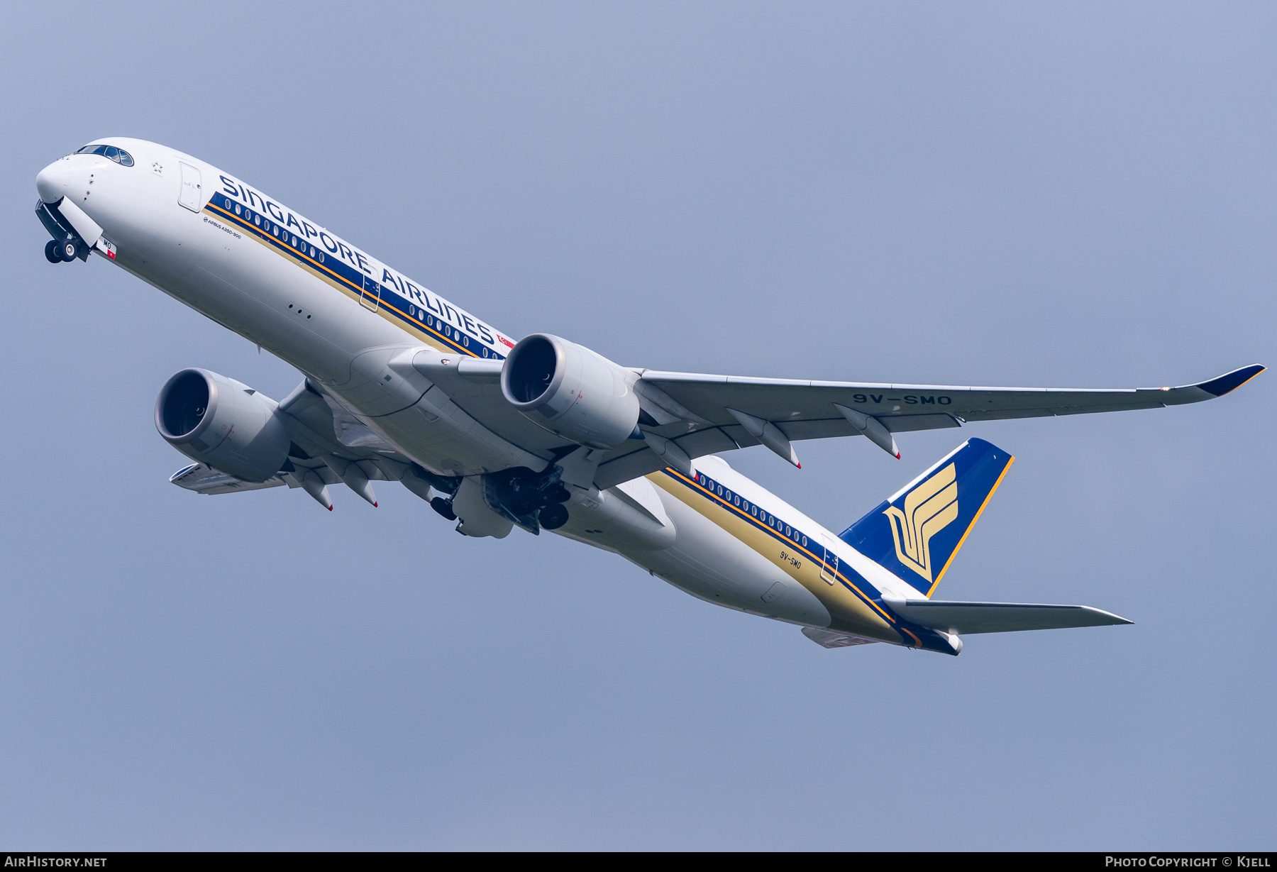 Aircraft Photo of 9V-SMO | Airbus A350-941 | Singapore Airlines | AirHistory.net #378735