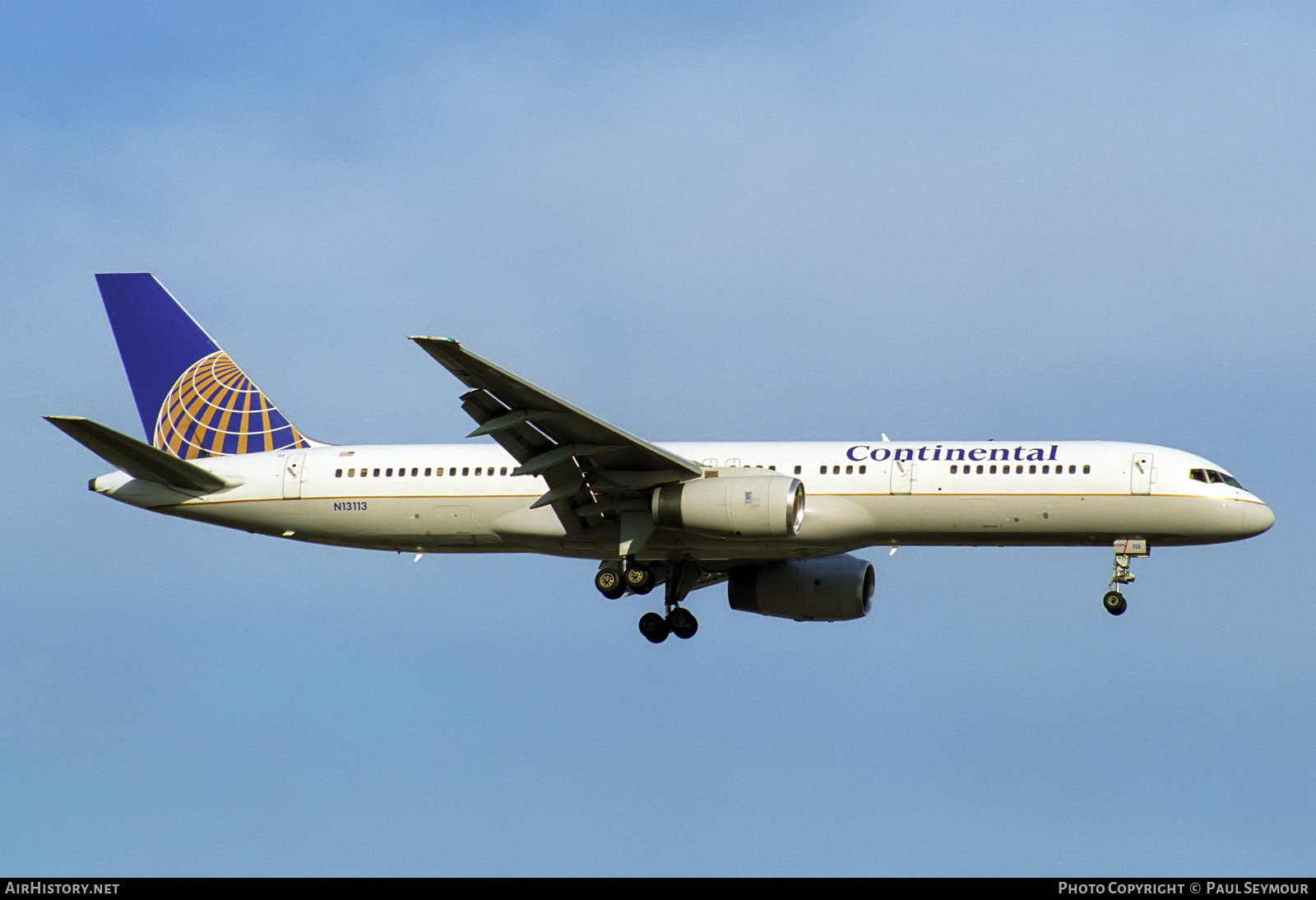 Aircraft Photo of N13113 | Boeing 757-224 | Continental Airlines | AirHistory.net #378749