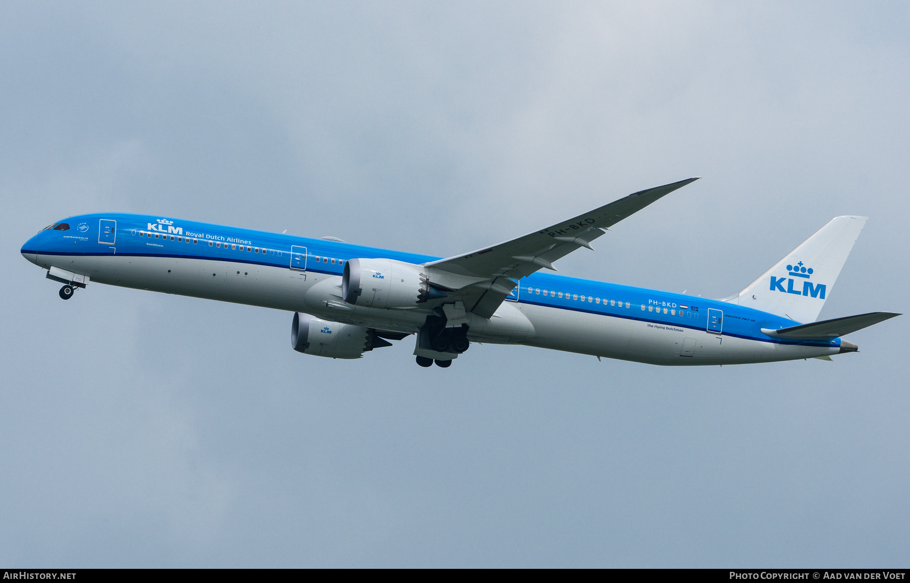 Aircraft Photo of PH-BKD | Boeing 787-10 Dreamliner | KLM - Royal Dutch Airlines | AirHistory.net #378814