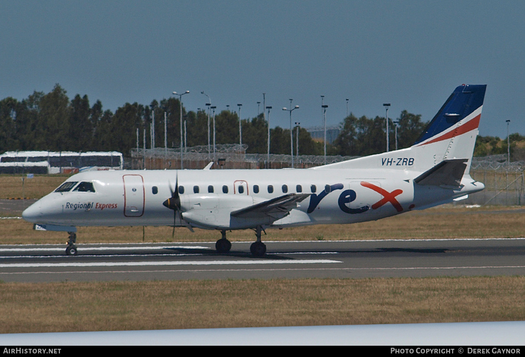 Aircraft Photo of VH-ZRB | Saab 340B | REX - Regional Express | AirHistory.net #378828