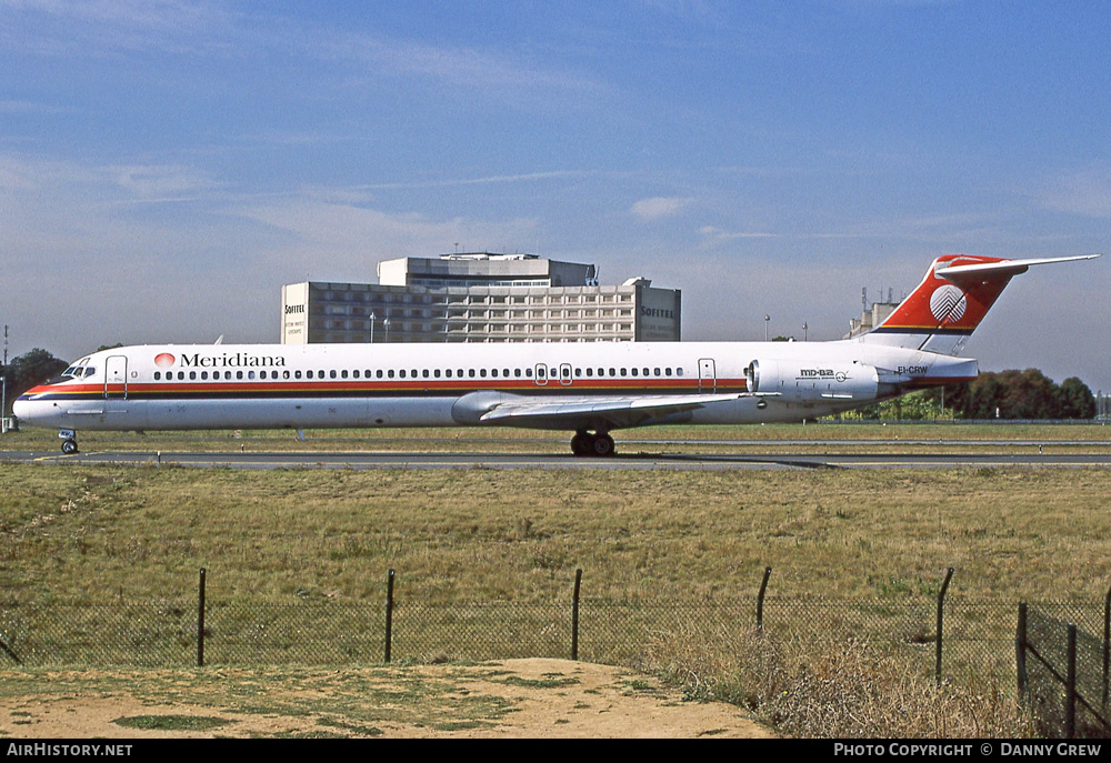 Aircraft Photo of EI-CRW | McDonnell Douglas MD-83 (DC-9-83) | Meridiana | AirHistory.net #378829