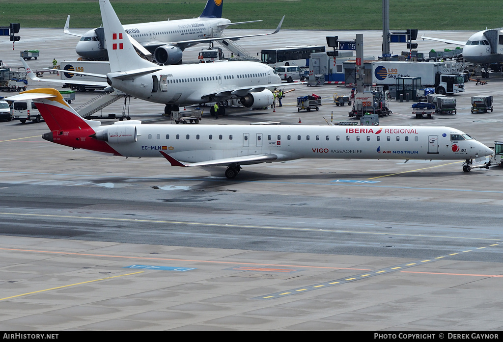 Aircraft Photo of EC-MLN | Bombardier CRJ-1000 (CL-600-2E25) | Iberia Regional | AirHistory.net #378840