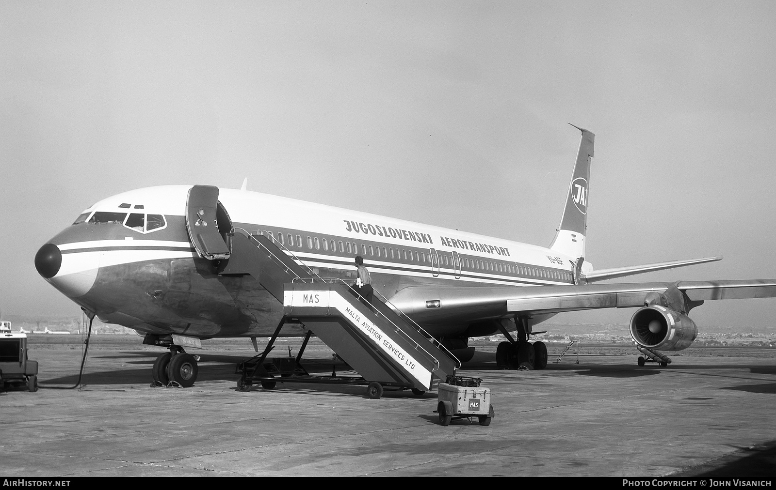 Aircraft Photo of YU-AGF | Boeing 707-340C | JAT Yugoslav Airlines - Jugoslovenski Aerotransport | AirHistory.net #378864