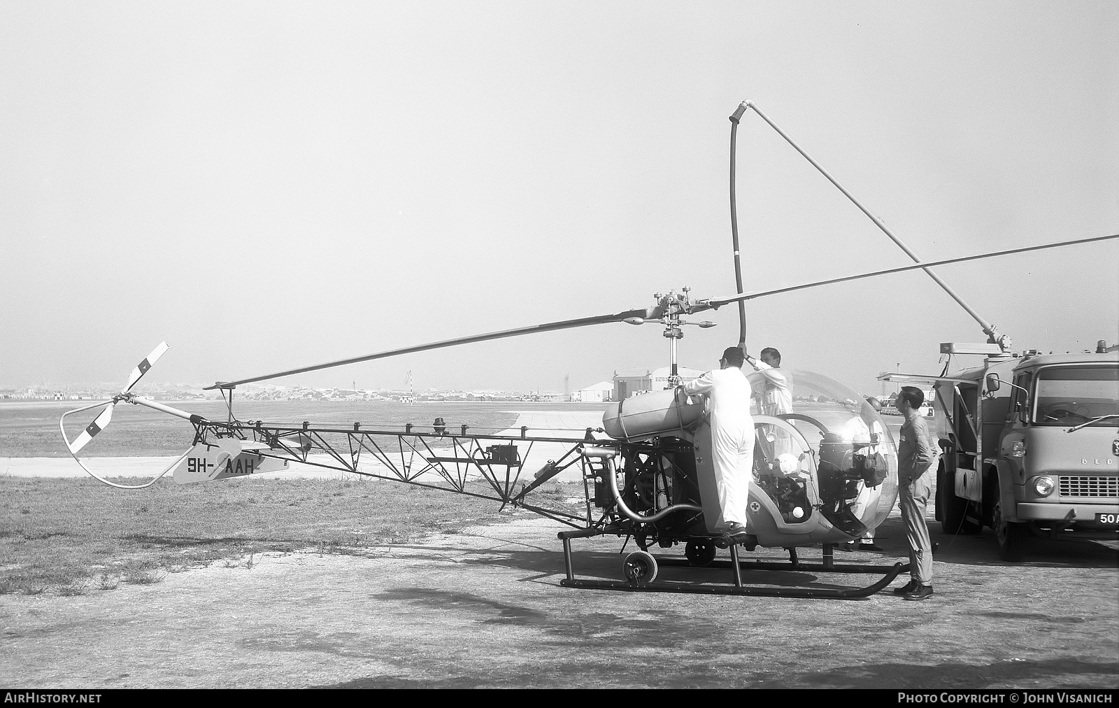 Aircraft Photo of 9H-AAH | Bell 47G-2 | Malta - Air Force | AirHistory.net #378866