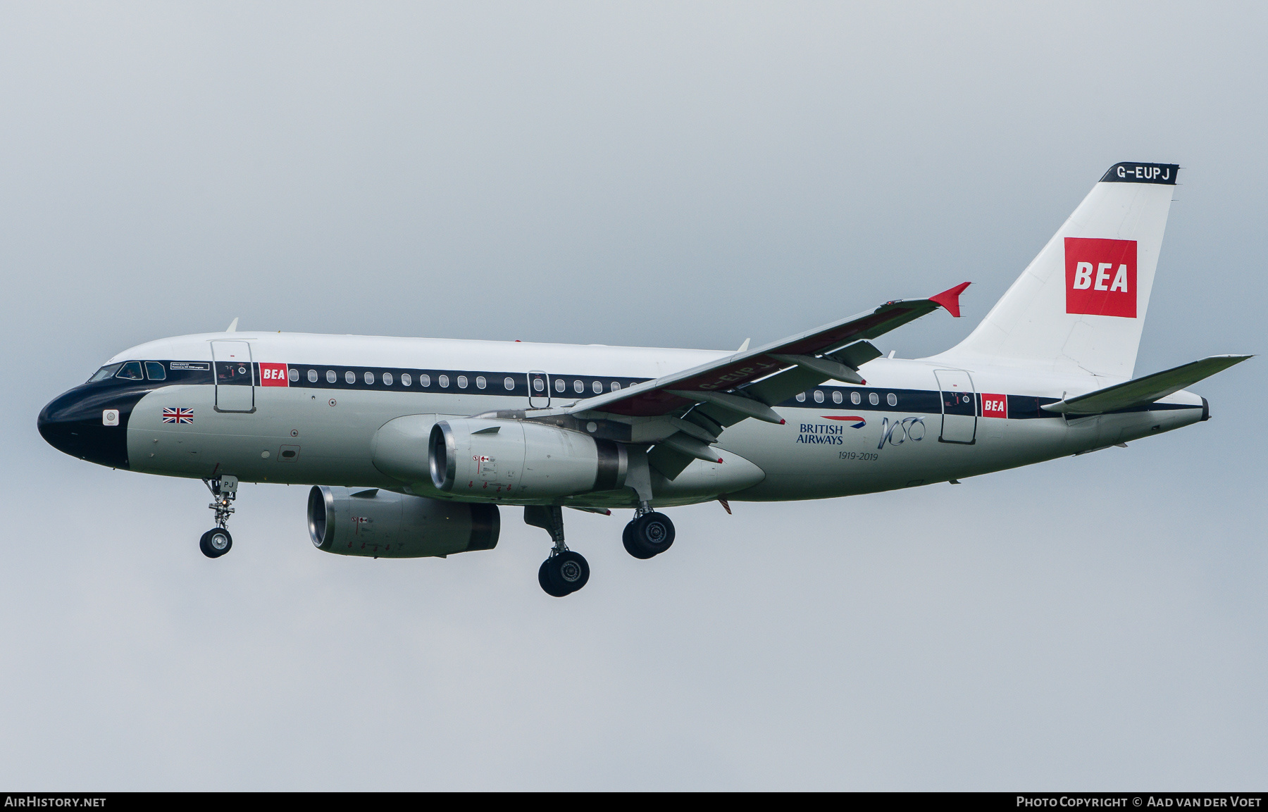 Aircraft Photo of G-EUPJ | Airbus A319-131 | British Airways | BEA - British European Airways | AirHistory.net #378872