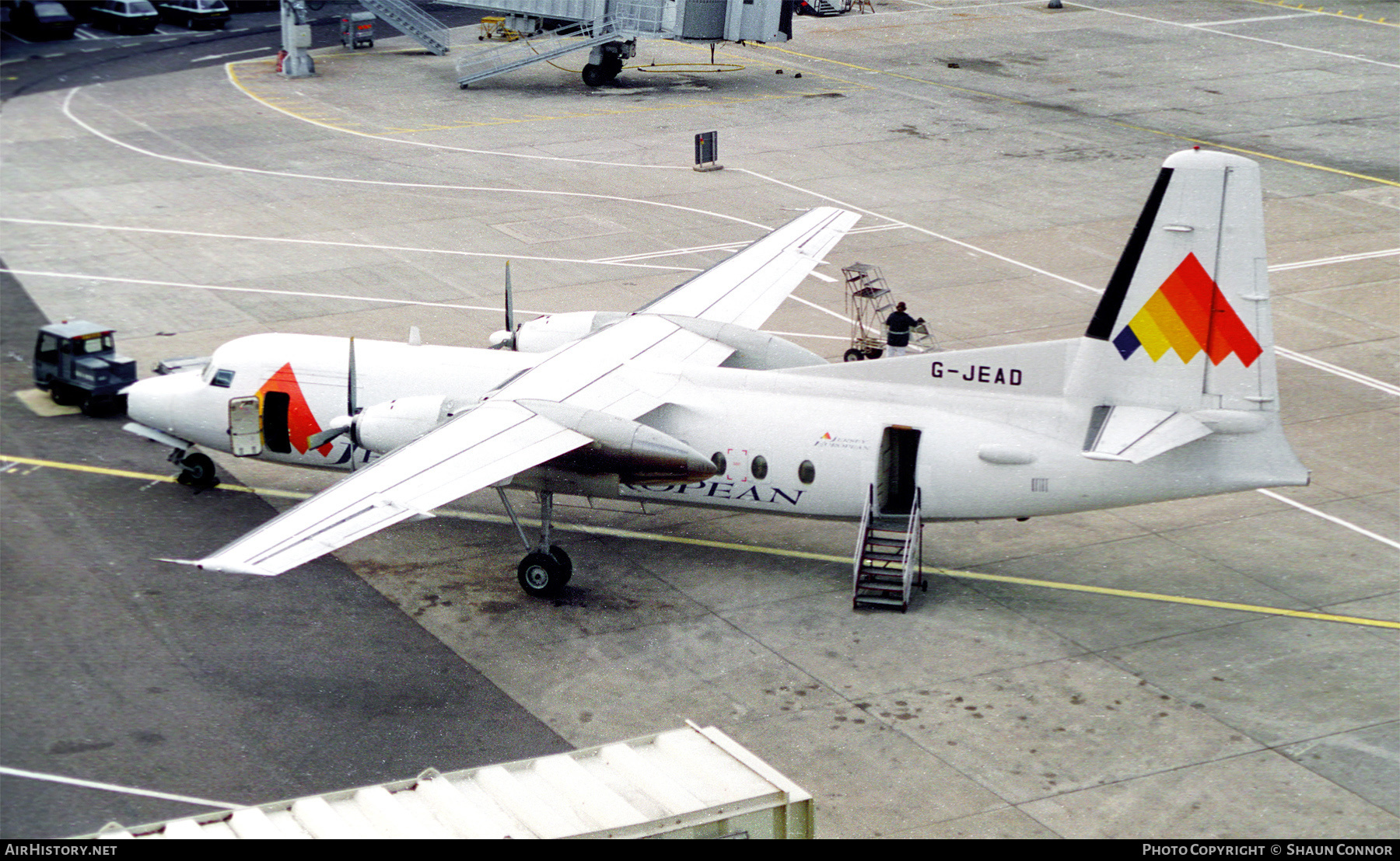 Aircraft Photo of G-JEAD | Fokker F27-500 Friendship | Jersey European Airways | AirHistory.net #378904