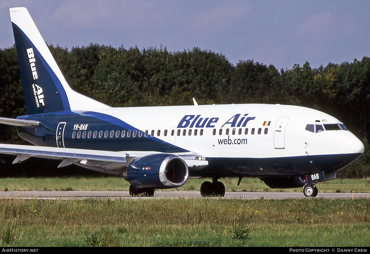 Aircraft Photo of YR-BAB | Boeing 737-53A | Blue Air | AirHistory.net #378936