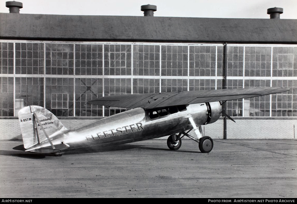 Aircraft Photo of NX657M / X657M | Consolidated 17-1 Fleetster | AirHistory.net #378937