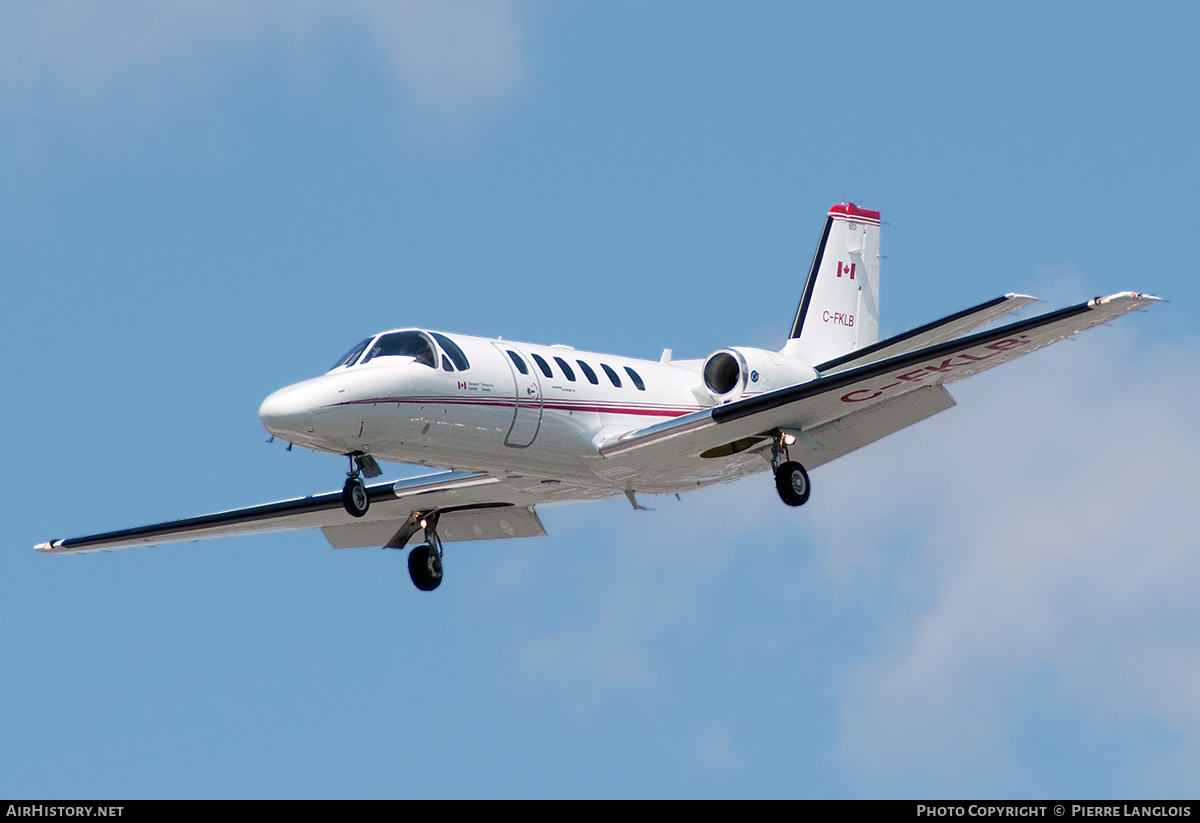 Aircraft Photo of C-FKLB | Cessna 550 Citation II | Transport Canada | AirHistory.net #378944