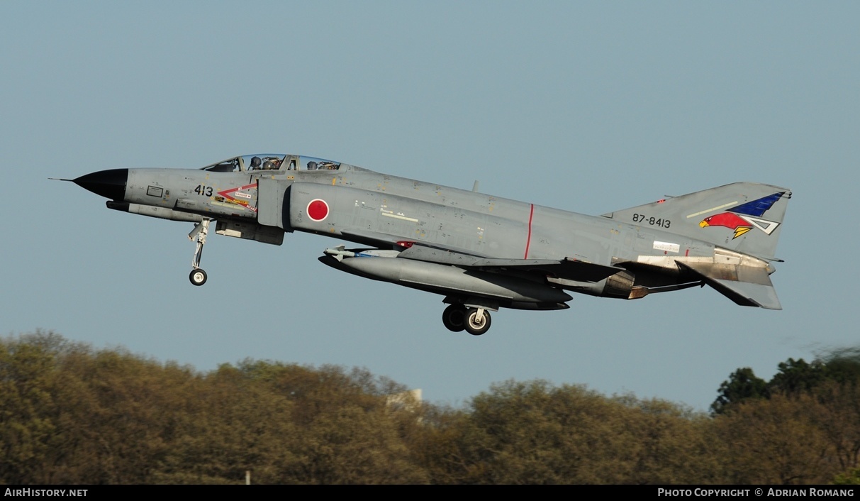 Aircraft Photo of 87-8413 | McDonnell Douglas F-4EJ Kai Phantom II | Japan - Air Force | AirHistory.net #378957