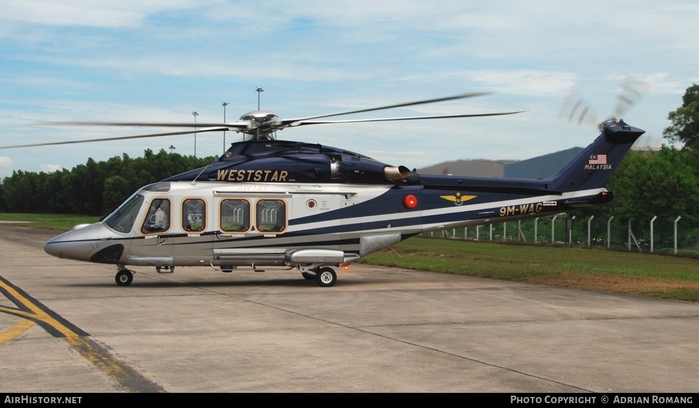 Aircraft Photo of 9M-WAG | AgustaWestland AW-139 | Weststar Aviation Services | AirHistory.net #378971