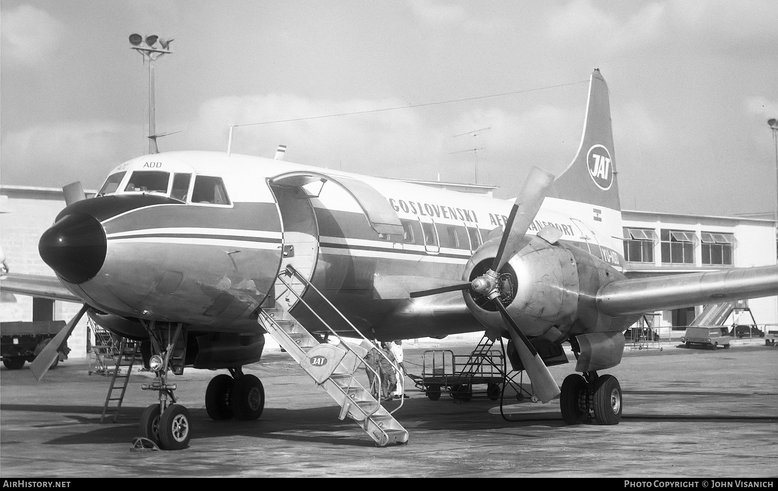 Aircraft Photo of YU-ADD | Convair 440-58 Metropolitan | JAT Yugoslav Airlines - Jugoslovenski Aerotransport | AirHistory.net #379046