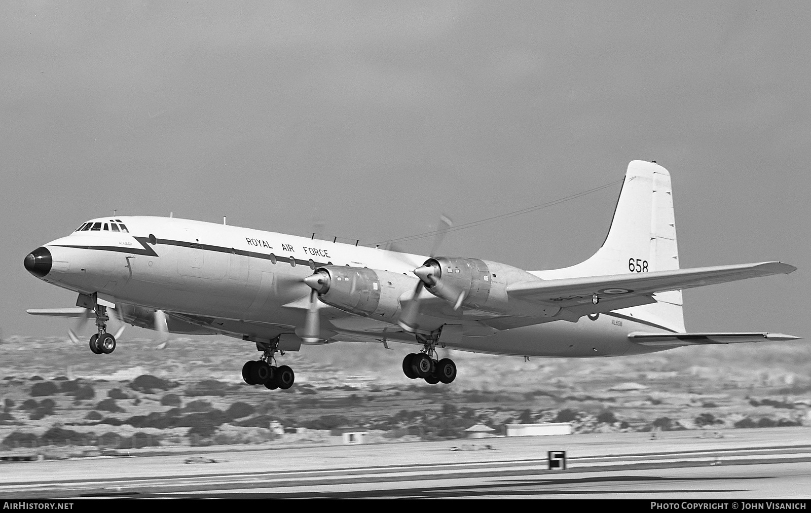 Aircraft Photo of XL658 | Bristol 175 Britannia C.1 (253) | UK - Air Force | AirHistory.net #379048