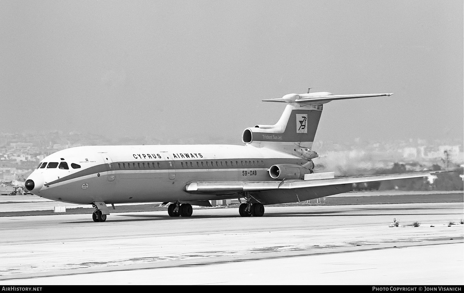 Aircraft Photo of 5B-DAB | Hawker Siddeley HS-121 Trident 2E | Cyprus Airways | AirHistory.net #379053