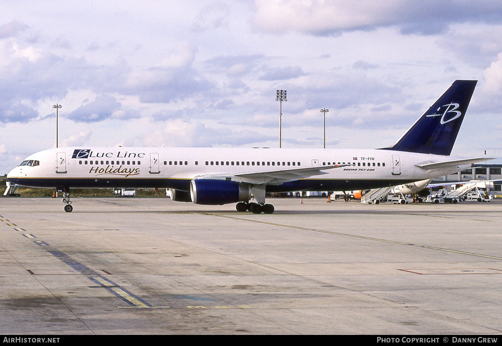 Aircraft Photo of TF-FIW | Boeing 757-27B | Blue Line | AirHistory.net #379080