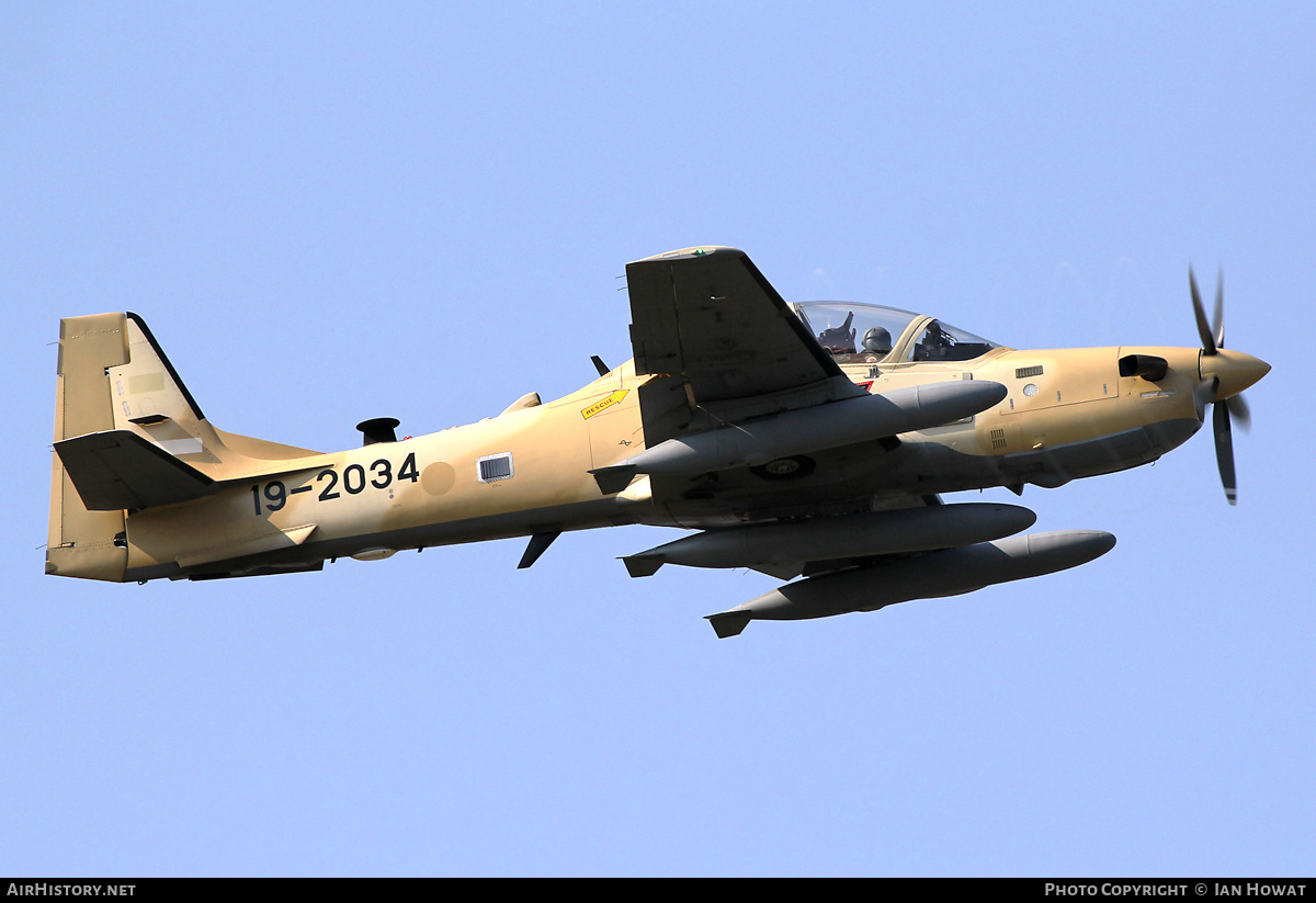 Aircraft Photo of 19-2034 | Embraer A-29B Super Tucano | USA - Air Force | AirHistory.net #379094