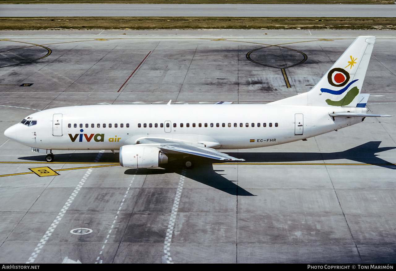 Aircraft Photo of EC-FHR | Boeing 737-36E | Viva Air | AirHistory.net #379108