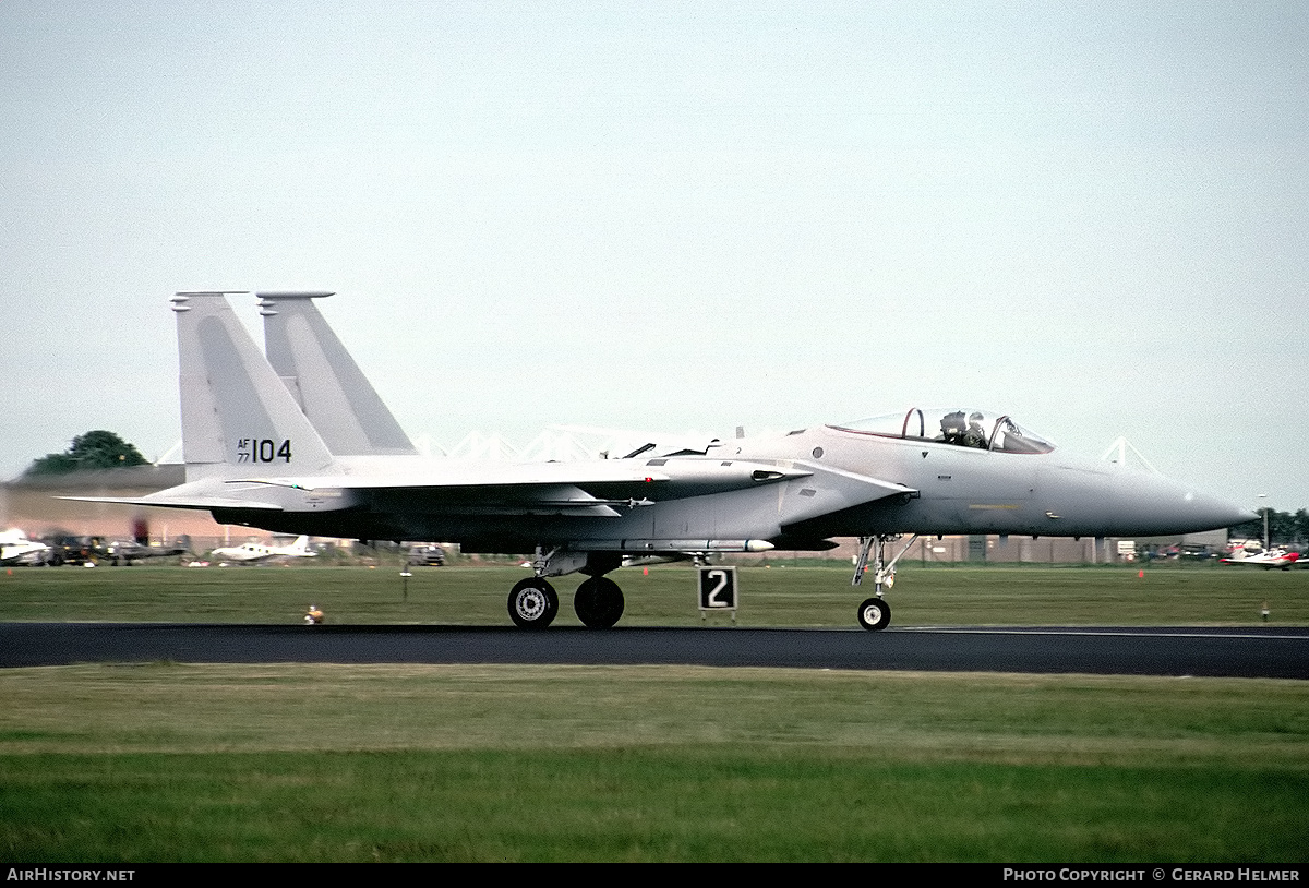 Aircraft Photo of 77-0104 / AF77-104 | McDonnell Douglas F-15A Eagle | USA - Air Force | AirHistory.net #379129