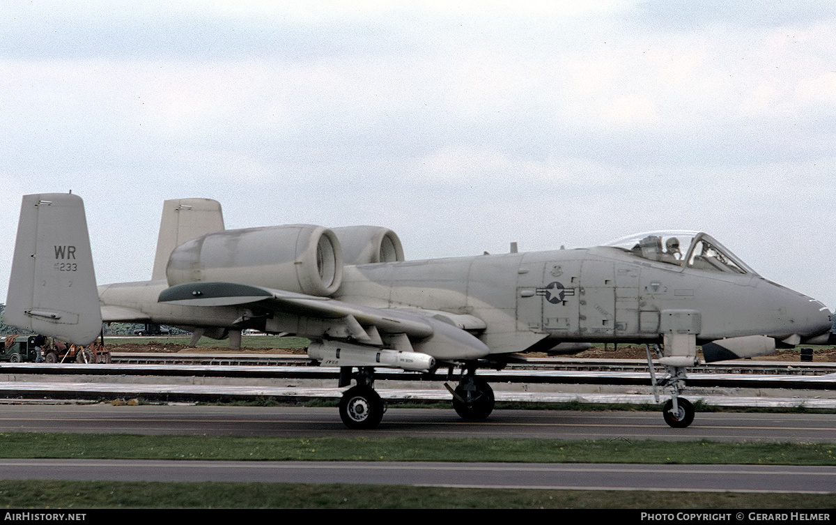 Aircraft Photo of 77-0233 / AF77-233 | Fairchild A-10A Thunderbolt II | USA - Air Force | AirHistory.net #379135