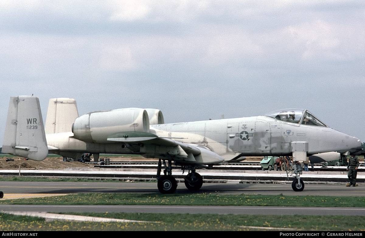 Aircraft Photo of 77-0239 / AF77-239 | Fairchild A-10A Thunderbolt II | USA - Air Force | AirHistory.net #379136