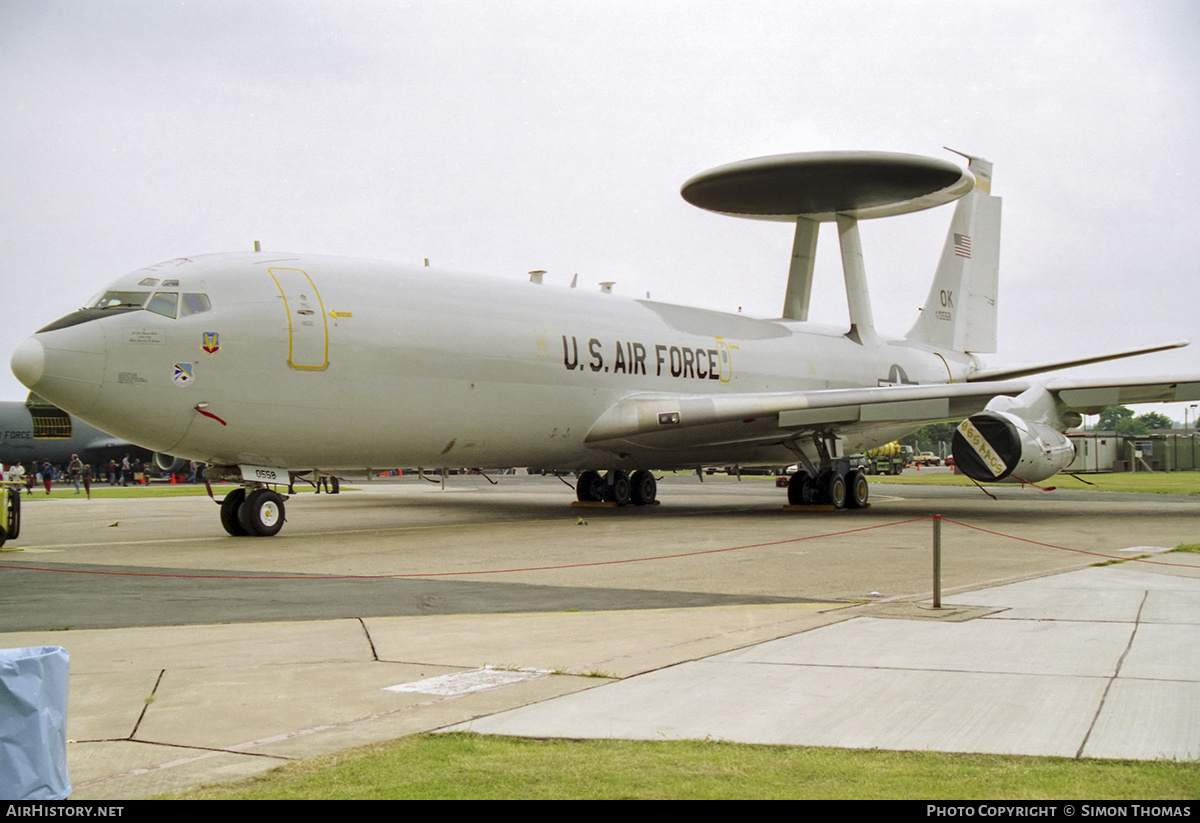 Aircraft Photo Of 75 0558 Boeing E 3b Sentry 707 300 Usa Air Force Aircraft Photo Of 75 0558 Boeing E 3b Sentry 707 300 Usa Air Force