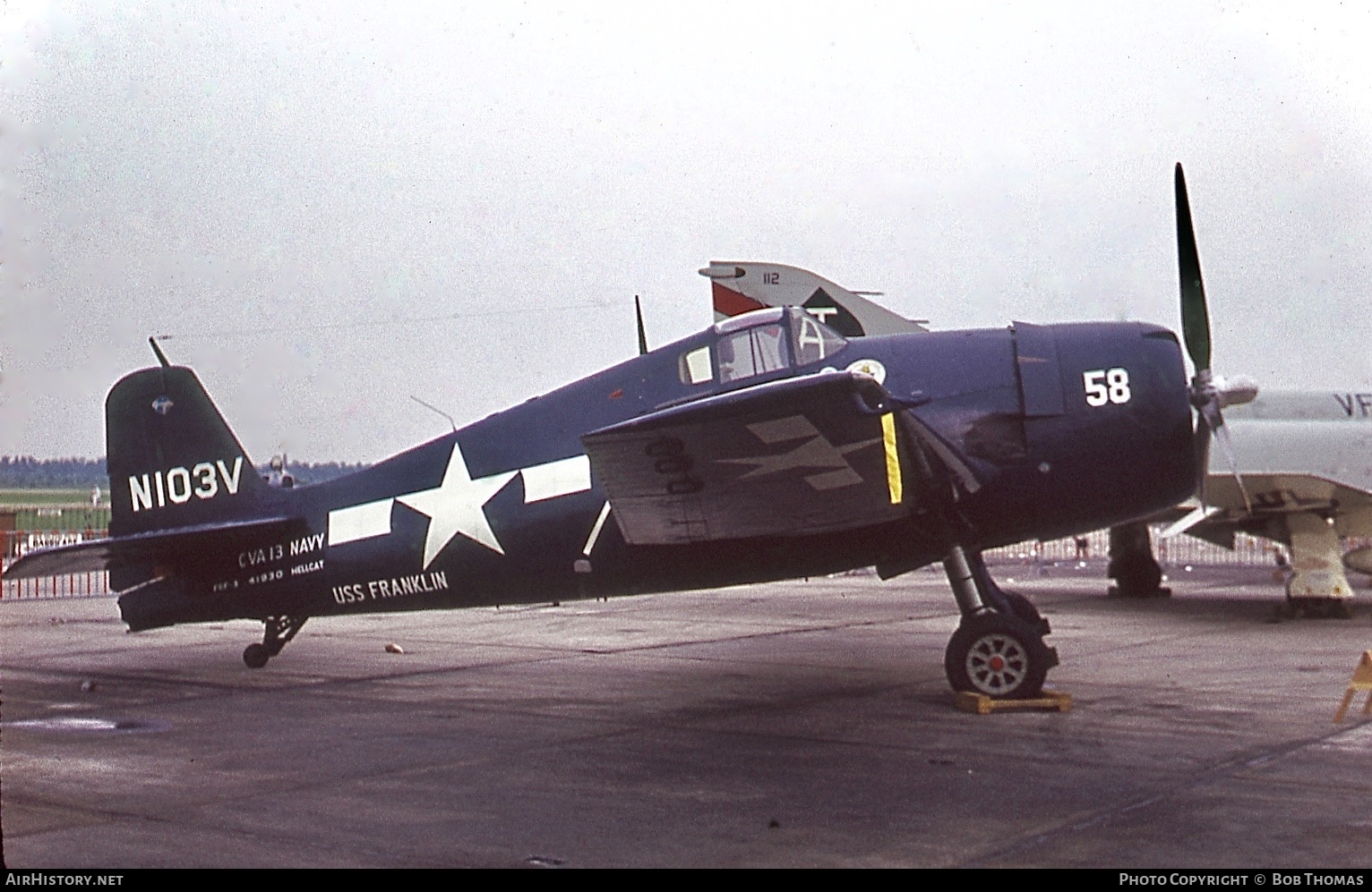 Aircraft Photo of N103V / 41930 | Grumman F6F-3 Hellcat | USA - Navy | AirHistory.net #379159