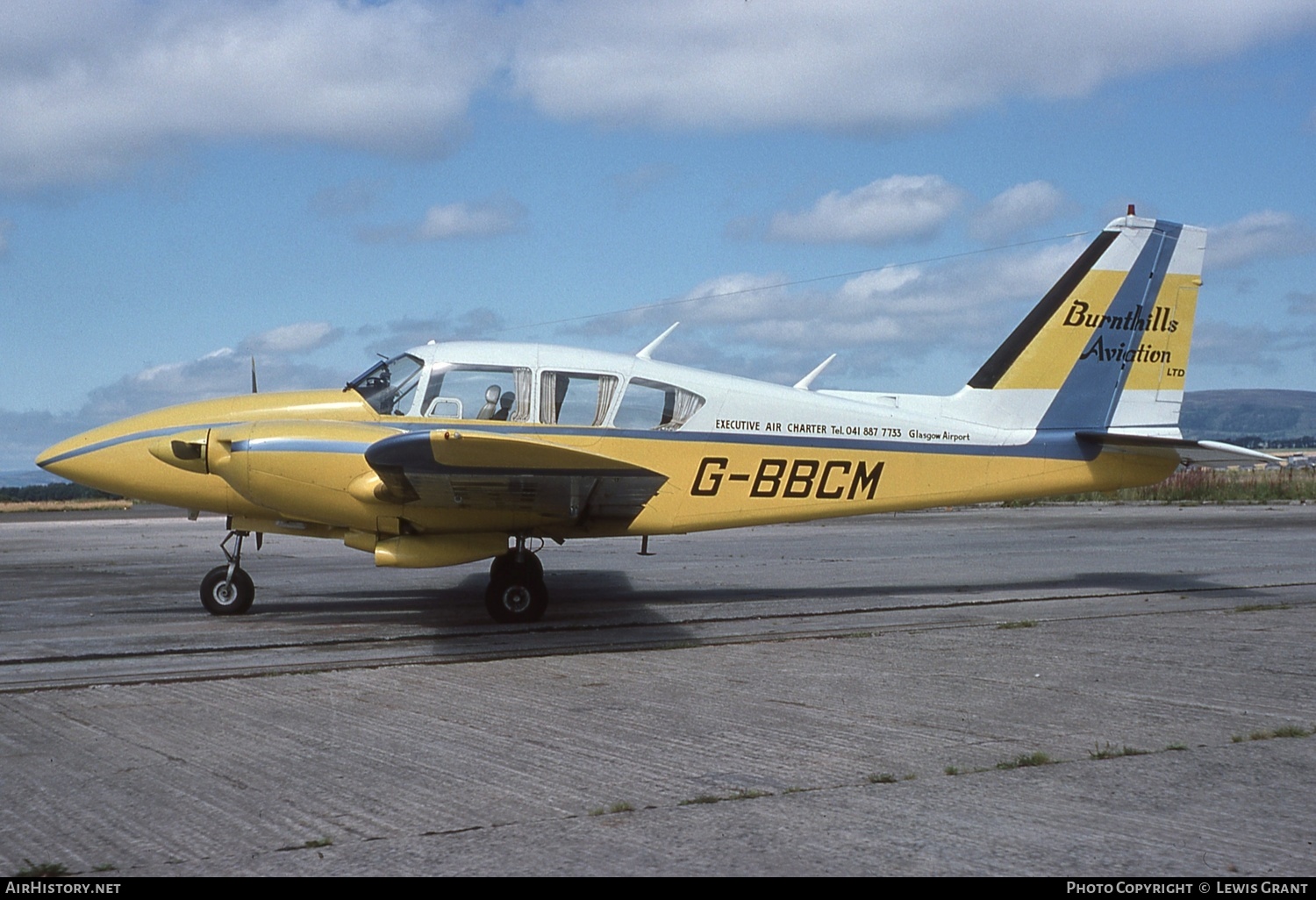 Aircraft Photo of G-BBCM | Piper PA-23-250 Aztec E | Burnthills Aviation | AirHistory.net #379201