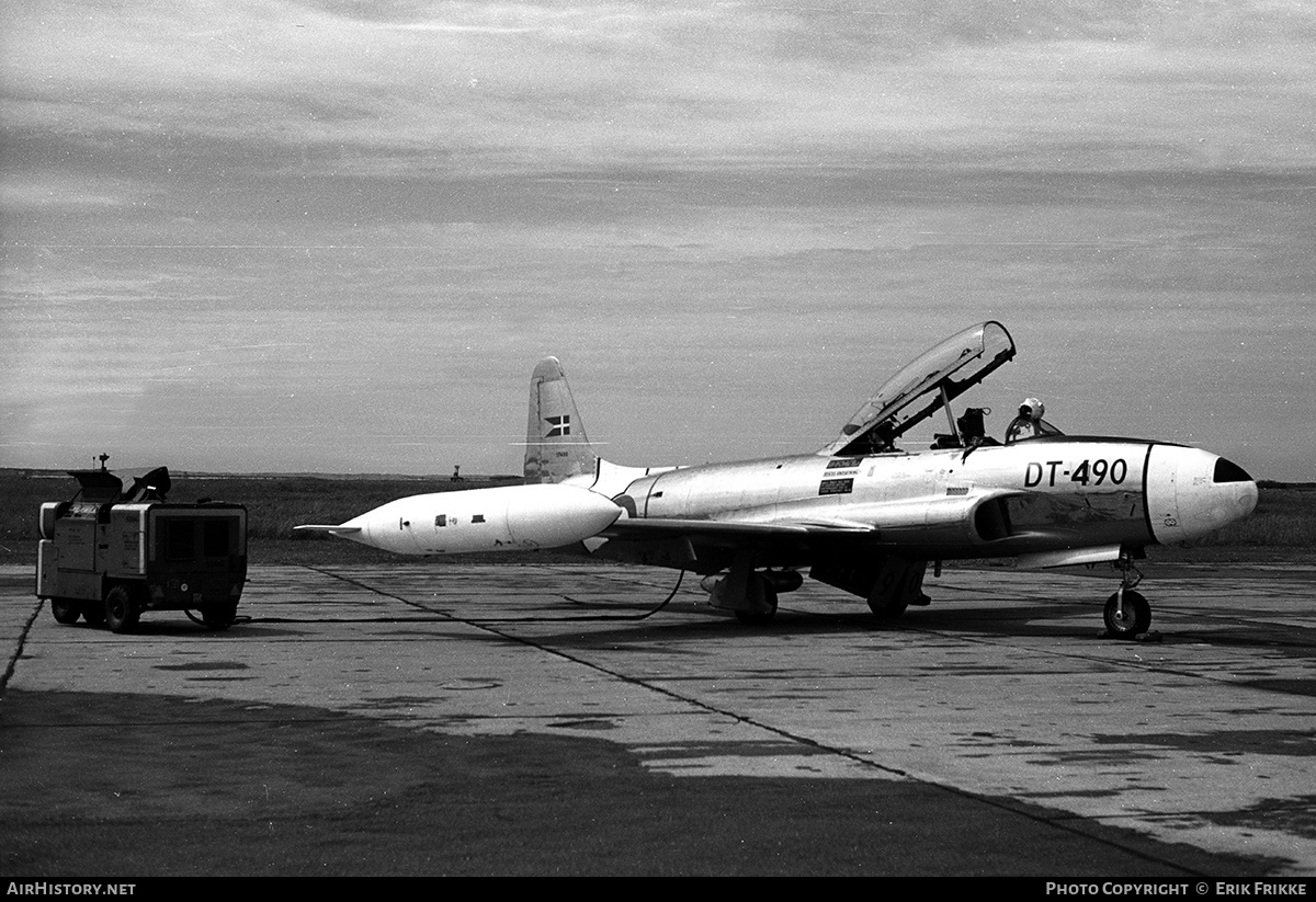 Aircraft Photo of DT-490 / 17490 | Lockheed T-33A | Denmark - Air Force | AirHistory.net #379225