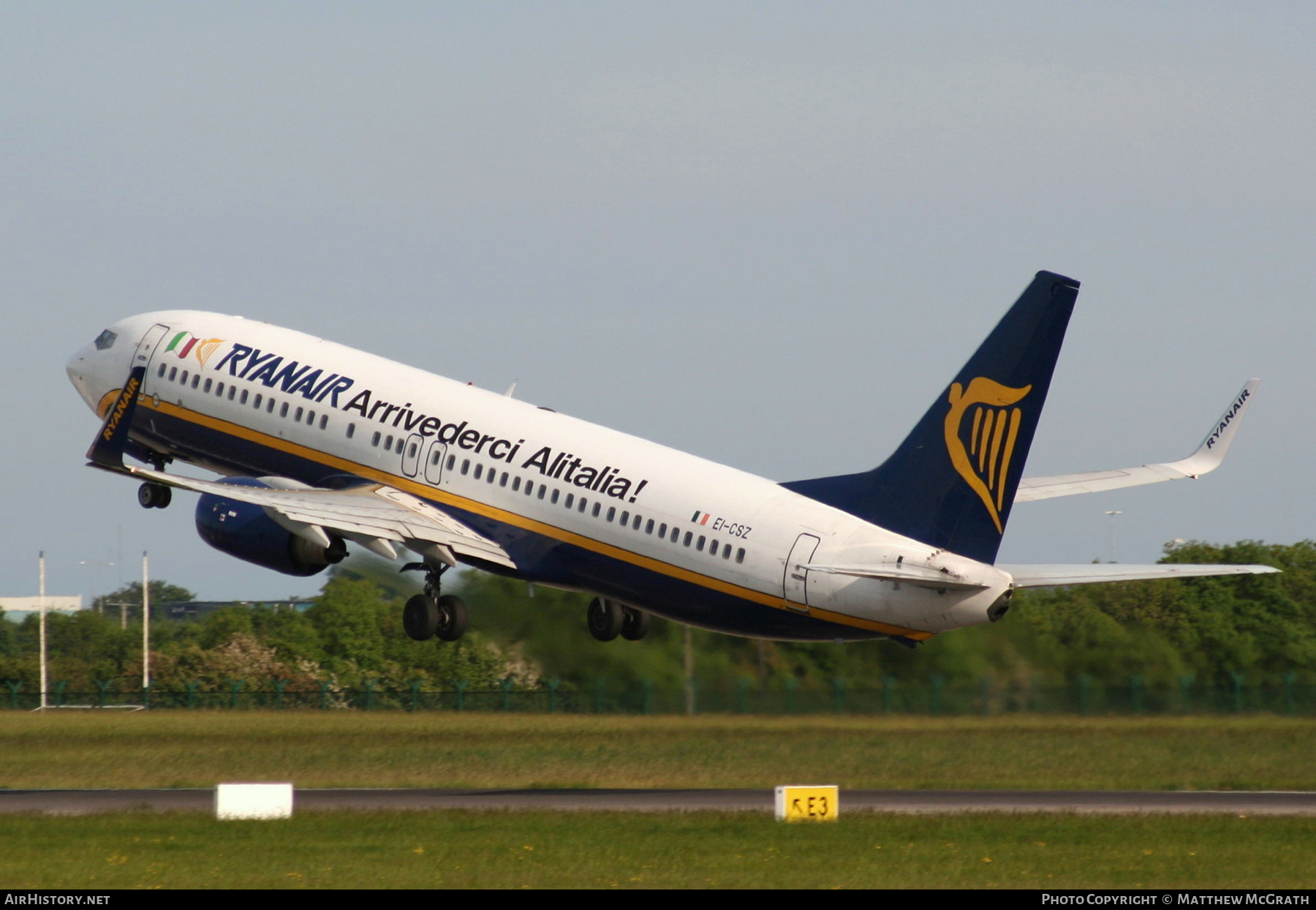 Aircraft Photo of EI-CSZ | Boeing 737-8AS | Ryanair | AirHistory.net #379230
