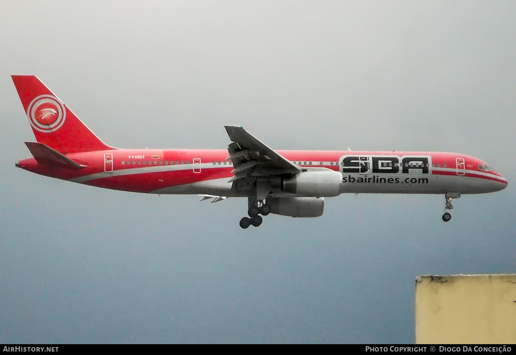 Aircraft Photo of YV450T | Boeing 757-236 | SBA Airlines | AirHistory.net #379247