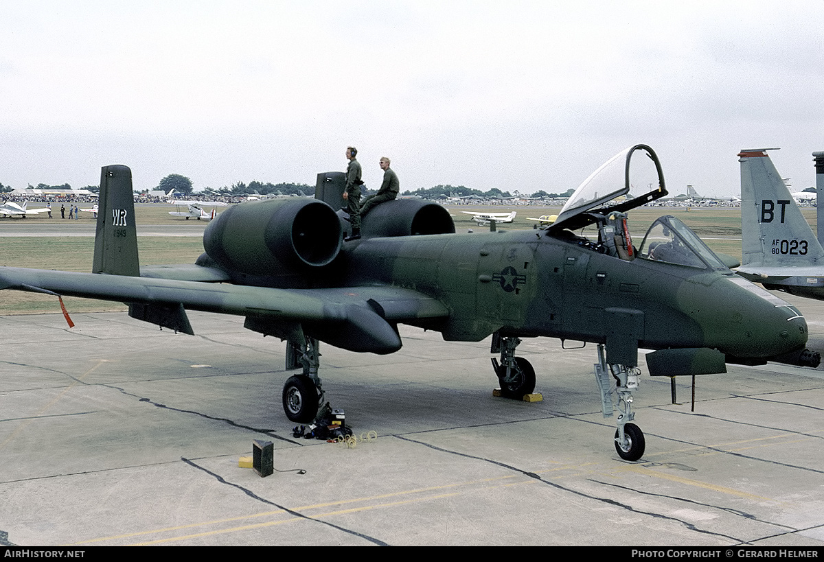 Aircraft Photo of 81-0949 / AF81-949 | Fairchild A-10A Thunderbolt II | USA - Air Force | AirHistory.net #379271