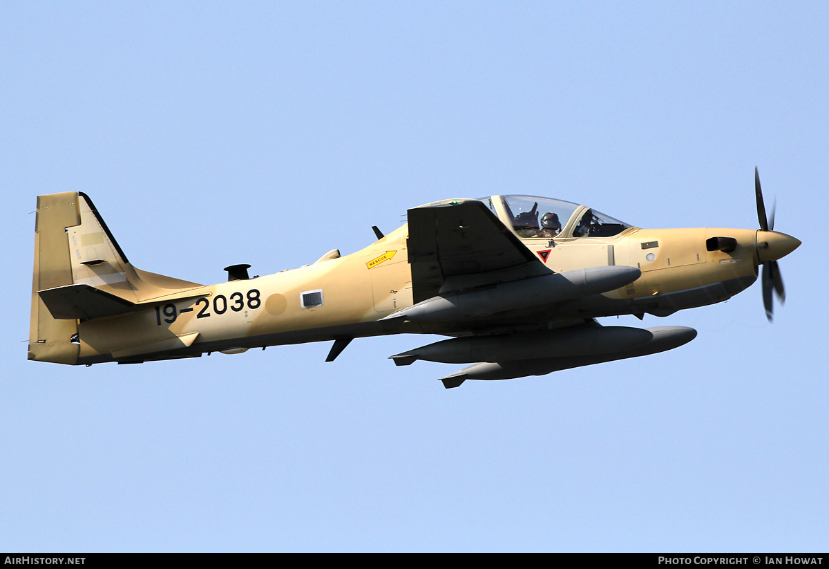 Aircraft Photo of 19-2038 | Embraer A-29B Super Tucano | USA - Air Force | AirHistory.net #379296