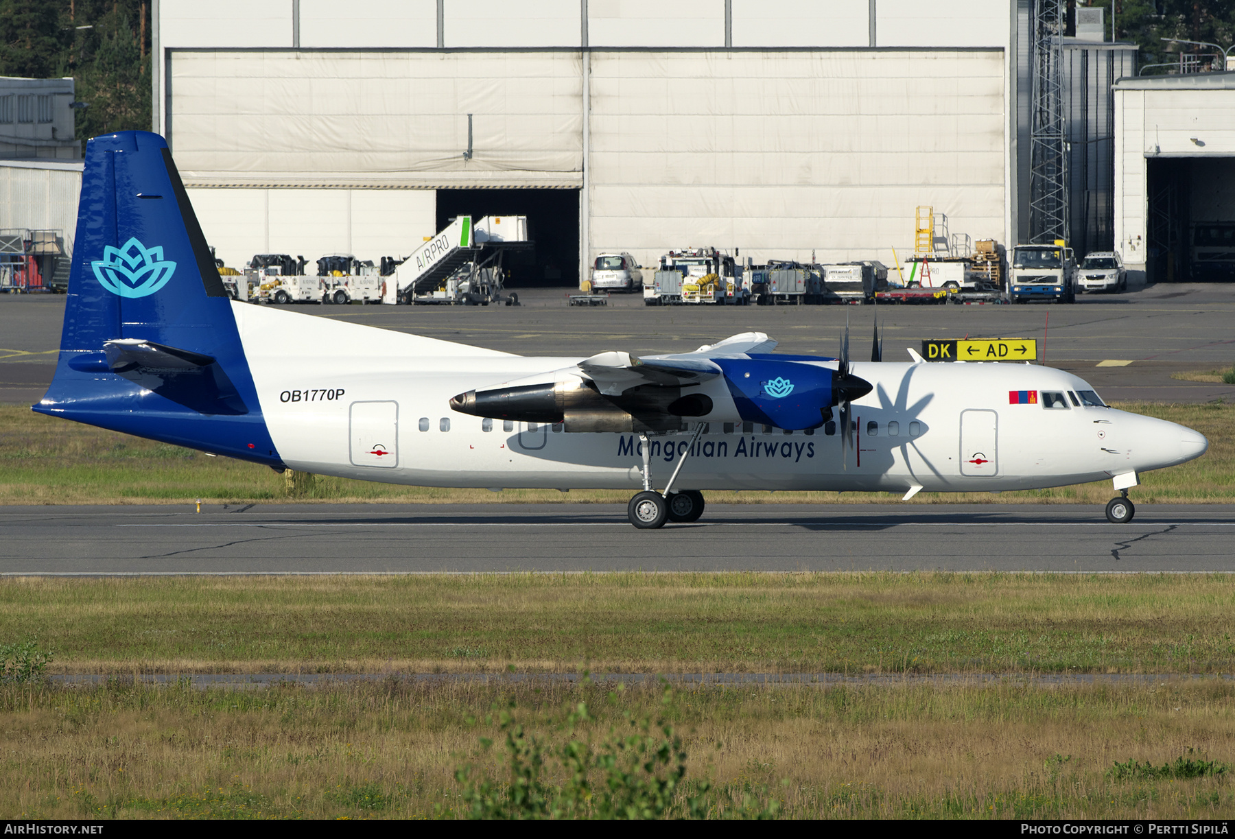 Aircraft Photo of OB-1770P | Fokker 50 | Mongolian Airways | AirHistory.net #379302