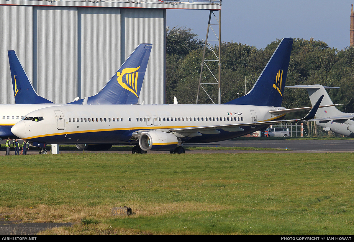 Aircraft Photo of EI-DYI | Boeing 737-8AS | Ryanair | AirHistory.net #379311